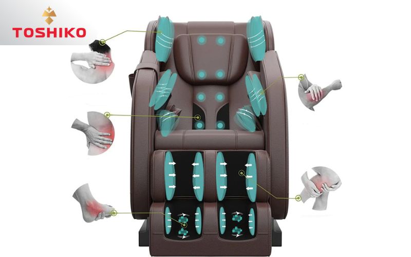 Chọn những loại ghế matxa có túi khí toàn thân để được chăm sóc toàn diện nhất