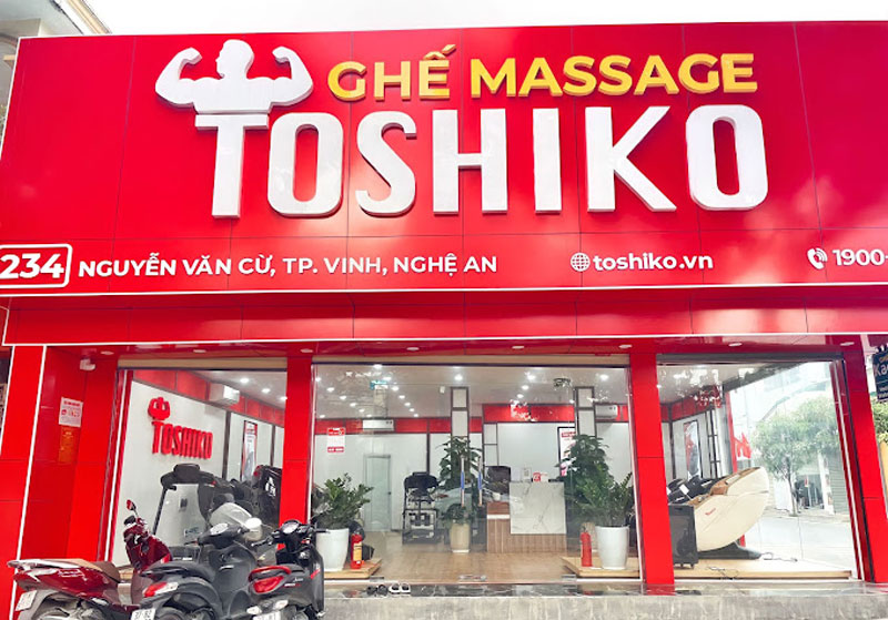 Showroom ghế massage Toshiko