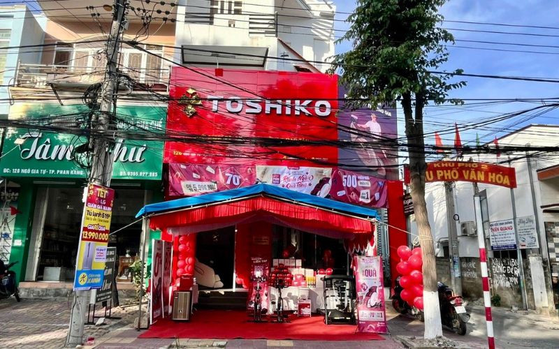 Showroom ghế matxa Toshiko Ninh Thuận