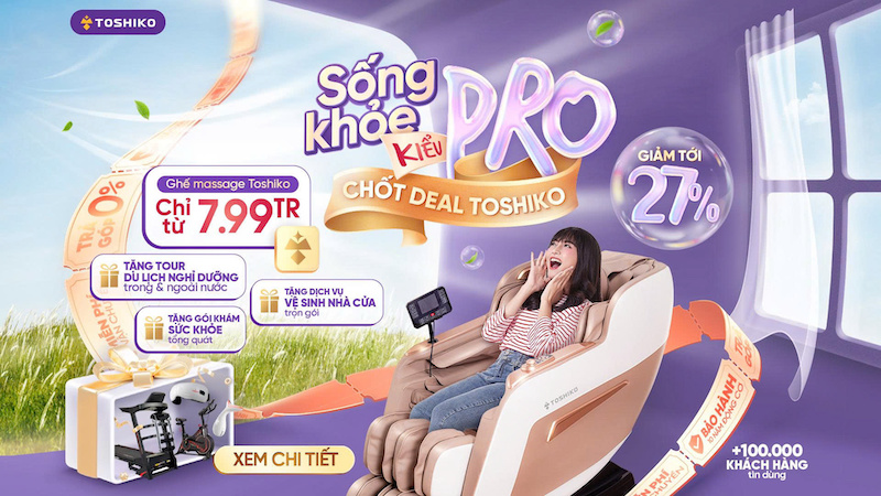 Sống khỏe kiểu PRO - Chốt deal Toshiko