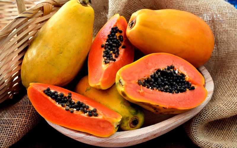 Đu đủ có chứa lượng calo thấp