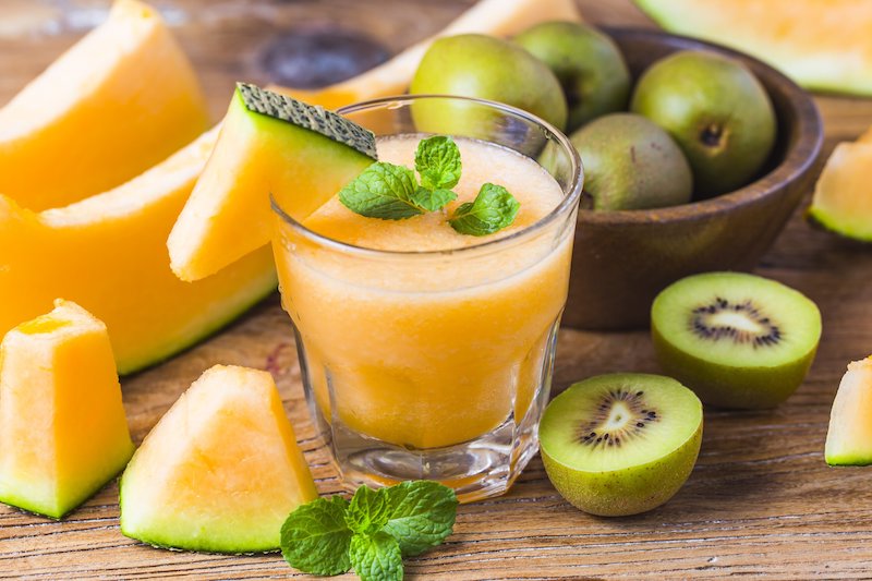 Sinh tố dưa lưới