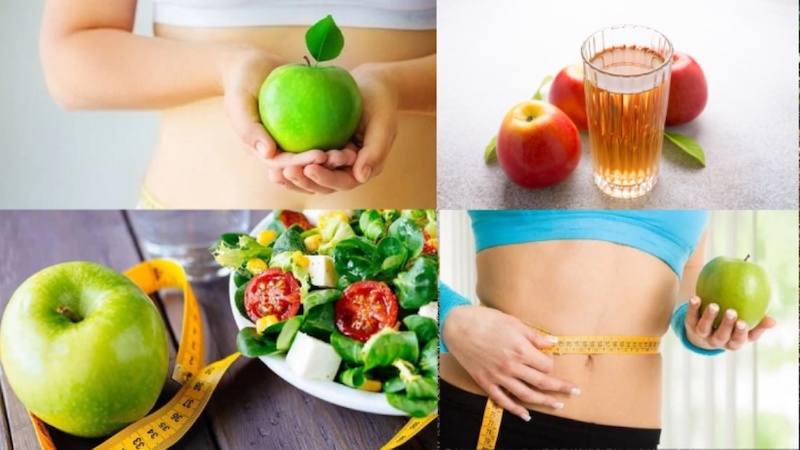 Táo có thể kết hợp vào nhiều thực đơn giảm cân