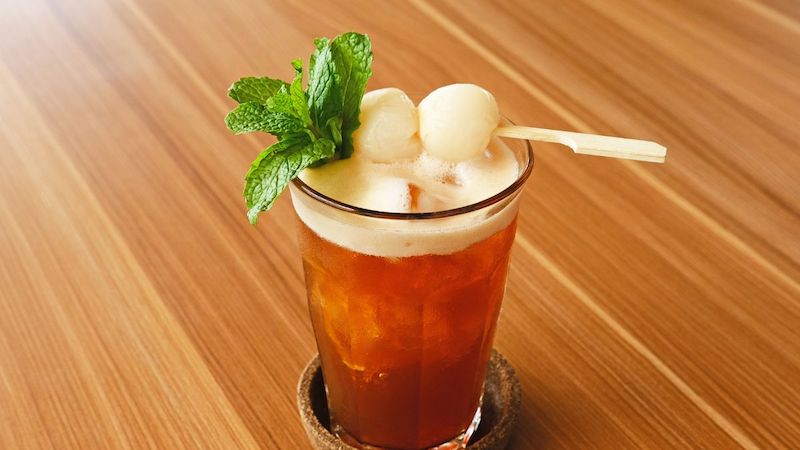 Trà vải mát lành giúp giải khát trong ngày hè oi ả