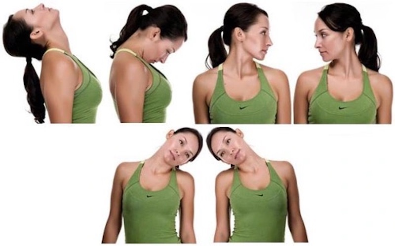 Động tác xoay cổ tăng cường hiệu quả vận động các cơ