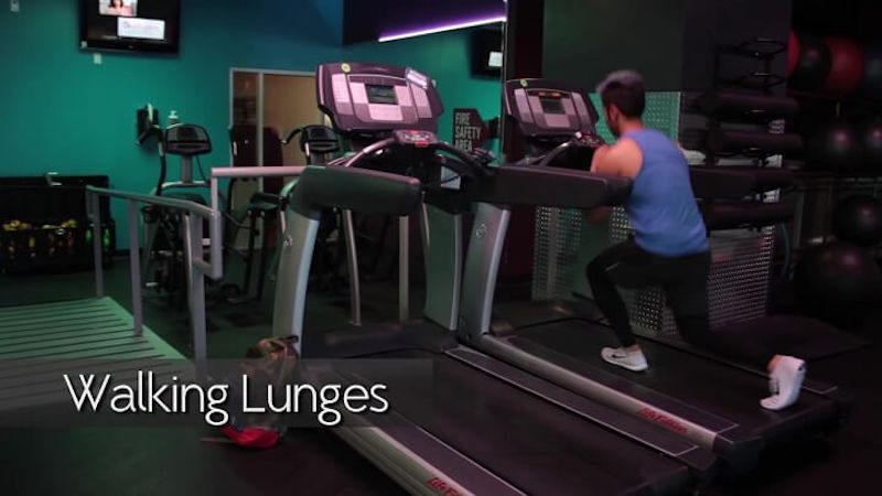 Bài tập Walking Lunges tăng sức mạnh thân dưới
