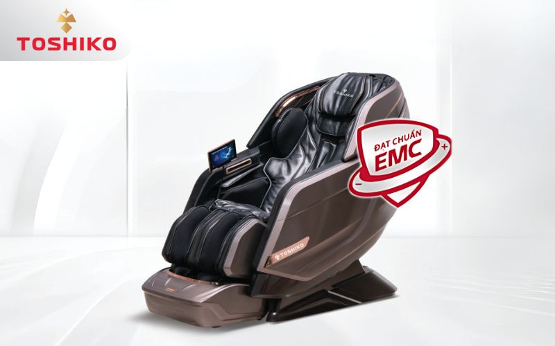 Ghế massage Toshiko an toàn tuyệt đối với bơm khí đạt chuẩn EMC