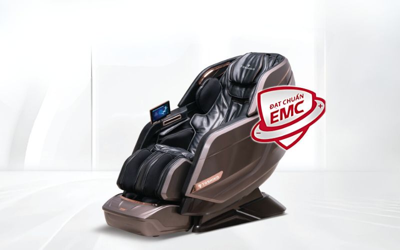 Ghế massage Toshiko trang bị bơm khí đạt chuẩn EMC