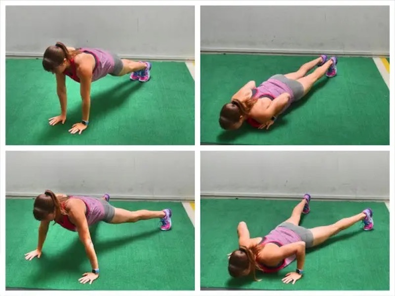 Push Up Jack Burpee yêu cầu vận động 2 chân nhiều hơn