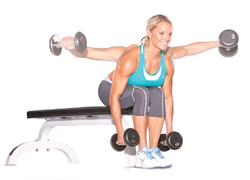 Bài tập Bent-Over Dumbbell Rear Delt Raise