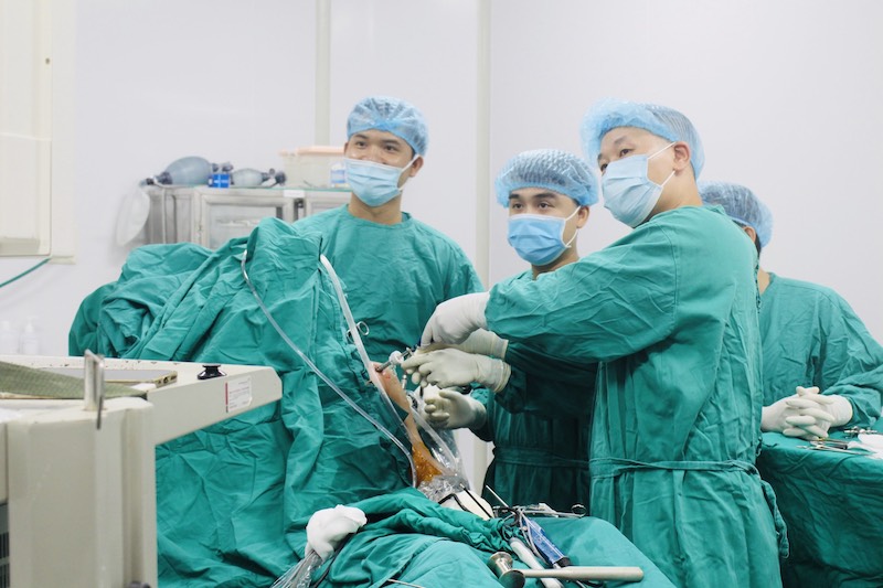 Trong một số trường hợp phải can thiệt phẫu thuật