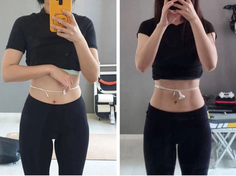 Chăm giật bụng giúp cải thiện số đo vòng 2