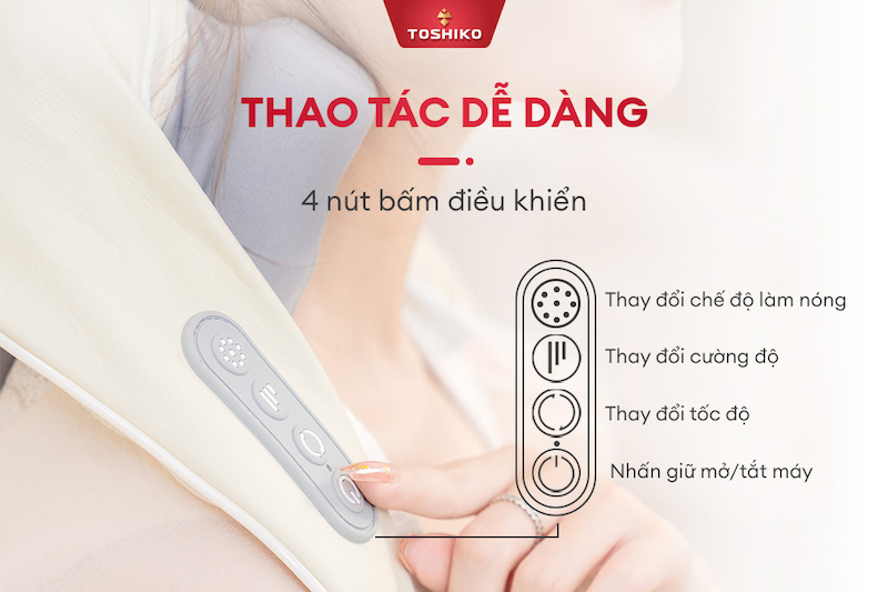 Điều chỉnh chế độ massage tương thích với thể trạng từng người