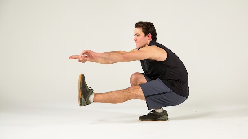 Squat bằng một chân