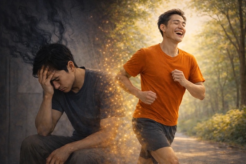 Chạy bộ giúp cải thiện tinh thần