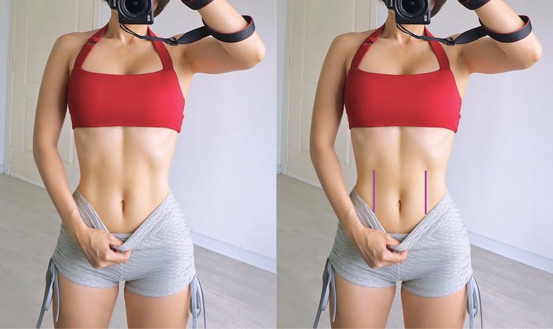 Cơ bụng số 11 ở nữ
