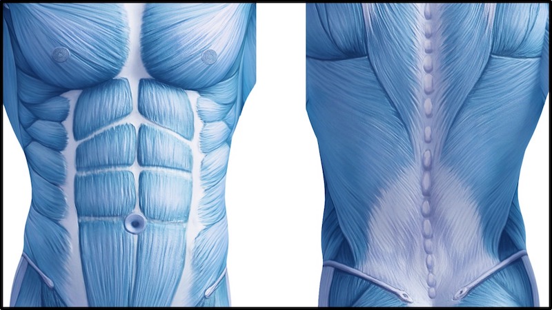 Cơ core là vùng cơ quan trọng của cơ thể