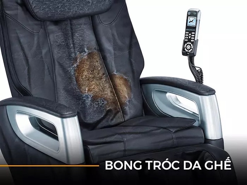 Nếu da ghế bị bong tróc cần thay mới gấp