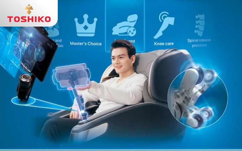 5 công dụng tuyệt vời của công nghệ AI trên ghế massage