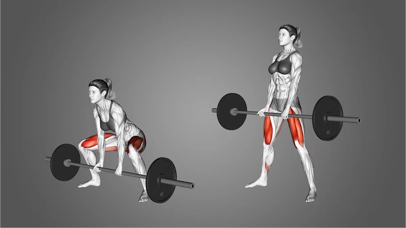 Bài tập Sumo deadlift
