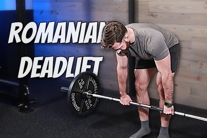 Romanian deadlift (RDL)