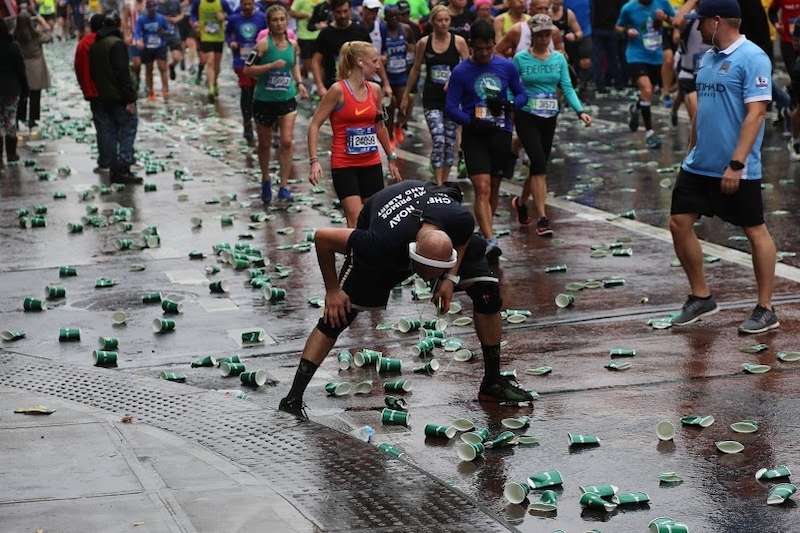 Điều kiện thời không ủng hộ cũng là nguyên nhân lớn khiến runner không thể hoàn thành cuộc đua