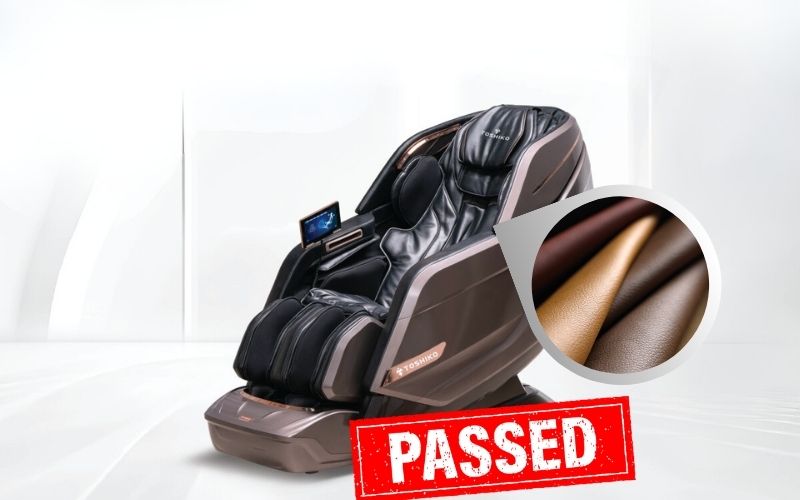Da ghế massage Toshiko hoạt động bền bỉ dù bị uốn gấp lên tới 10.000 lần