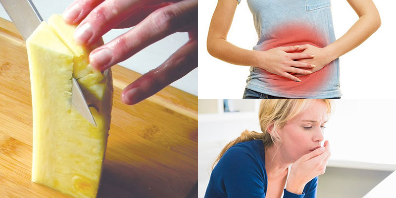 Tránh ăn thơm sát giờ đi ngủ vì có thể gây khó chịu