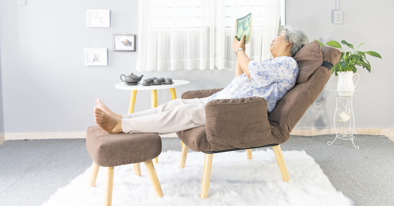 Ghế xếp có thể linh động điều chỉnh góc độ ngả