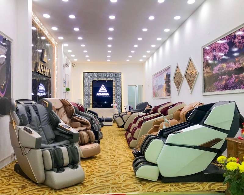 Asama là thương hiệu nổi tiếng trong lĩnh vực máy massage và các thiết bị chăm sóc sức khỏe