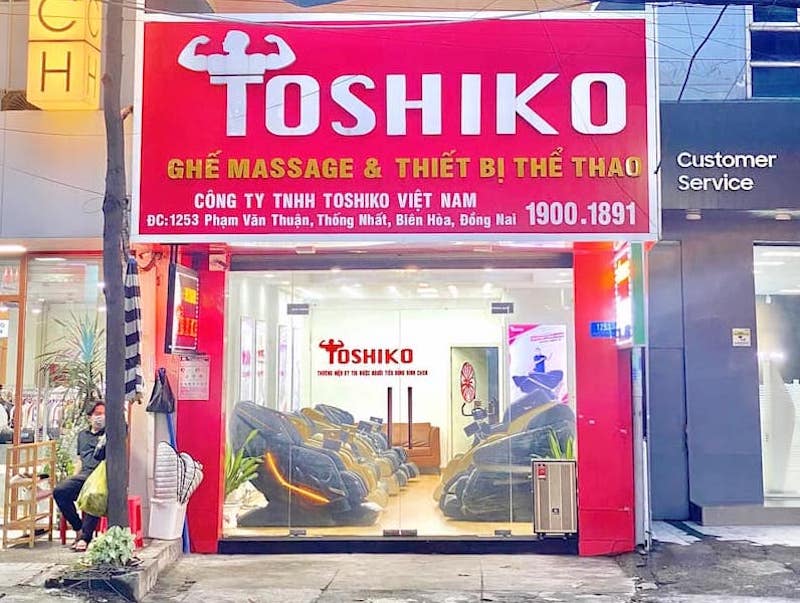 Ghế massage Biên Hòa Toshiko