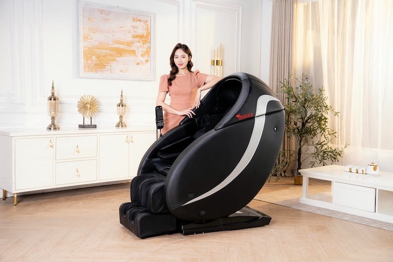 Ghế matxa toàn thân con lăn di chuyển cao cấp