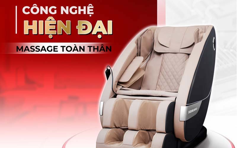 Makano sở hữu công nghệ matxa hiện đại