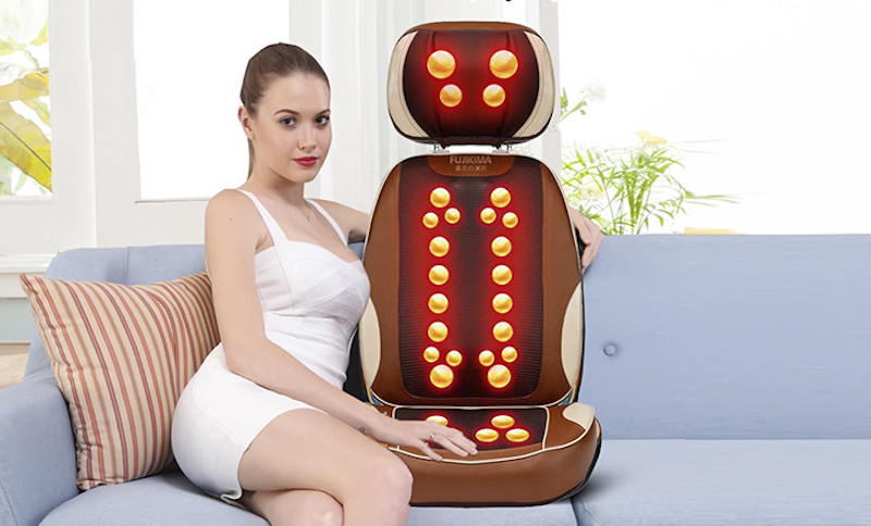 Ghế massage gấp gọn hay đệm ghế massage là thiết bị tối gian về mặt công năng và thiết kế