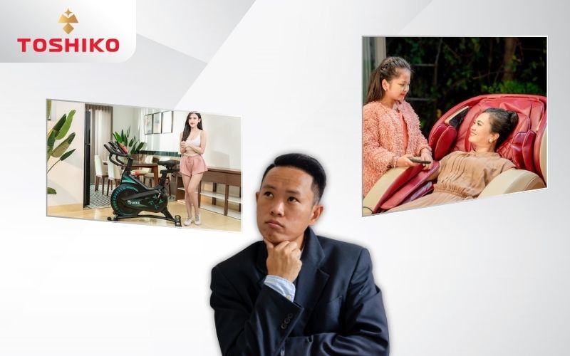 Ghế massage và xe đạp tập đều là món quà 8/3 bạn có thể cân nhắc