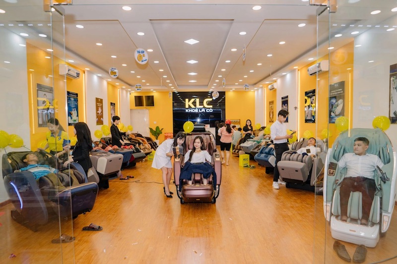 KLC là đơn vị cưng ứng ghế matxa toàn thân danh tiếng