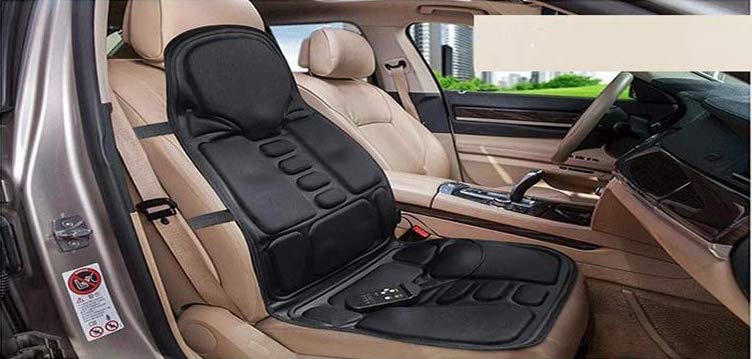 Sử dụng ghế matxa giúp xoa dịu đau nhức, tạo cảm giác thư thái khi lái xe đường dài