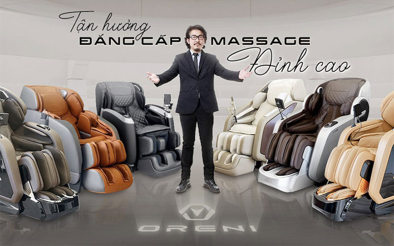 Cửa hàng ghế massage Thái Nguyên chính hãng Oreni
