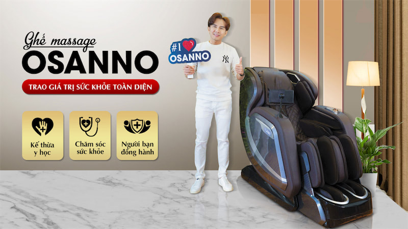 Ghế massage An Giang chính hãng Osanno