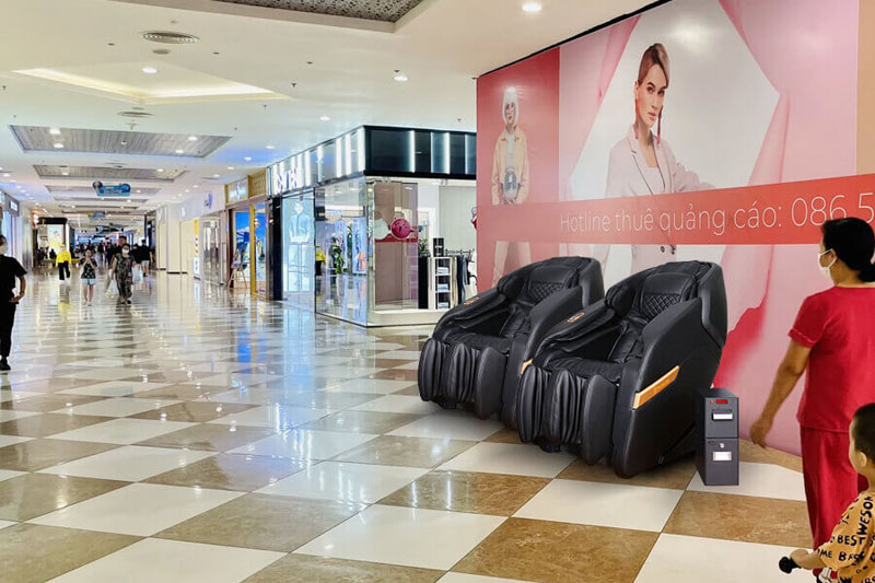 Posh chủ yếu hoạt động trong lĩnh vực cho thuê ghế matxa tính tiền tự động