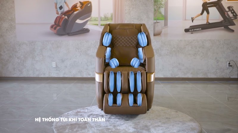 Hệ thống túi khí phủ rộng trên toàn thân