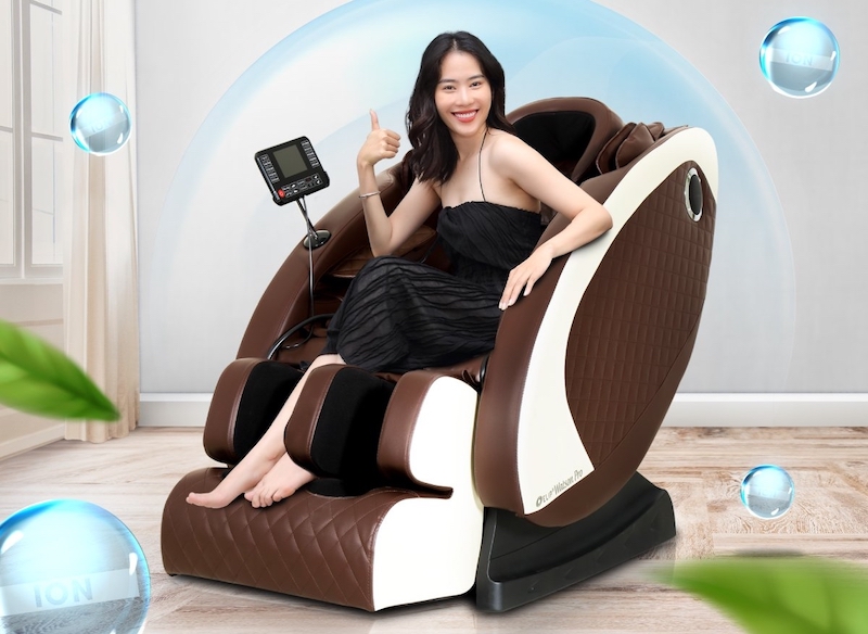 Ghế matxa Elip là sự lựa chọn của nhiều người nổi tiếng