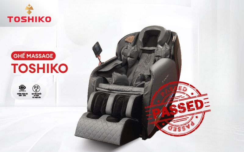 Ghế massage Toshiko vượt qua 7 hạng mục kiểm tra chất lượng trước khi đến tay khách hàng