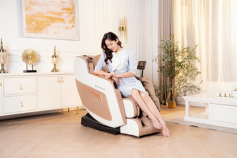 Ghế massage 3D giúp xua tan mệt mỏi, căng thẳng