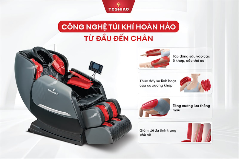 Ghế massage Toshiko T9 Tây Ninh