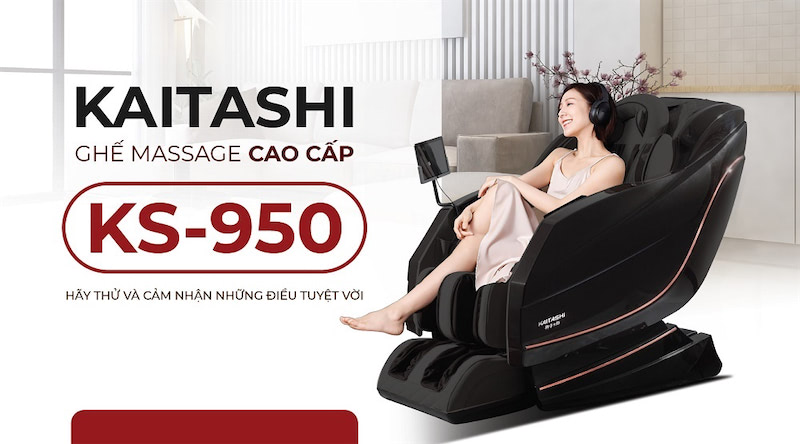 Đại lý ghế massage Thái Nguyên Kaitashi
