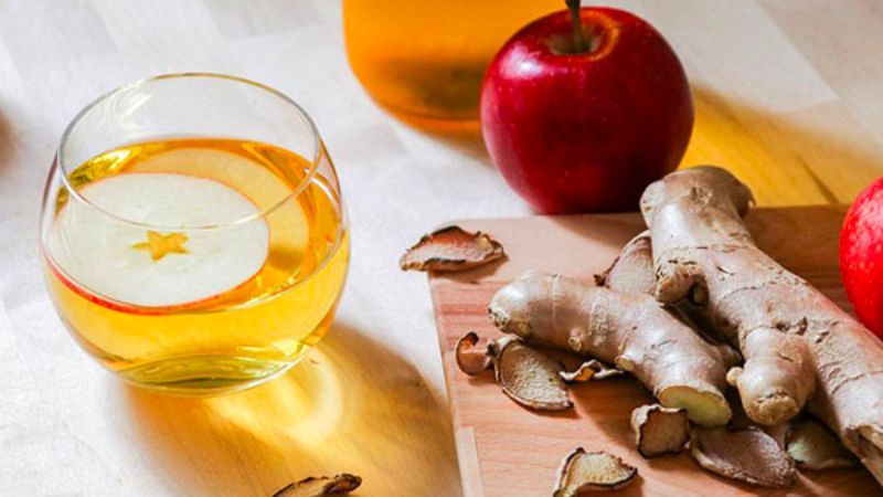 Giấm táo và gừng tăng hiệu quả đốt mỡ