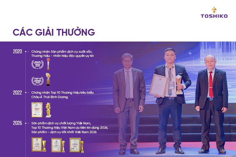 Toshiko được vinh danh với hàng loạt giải thưởng danh giá