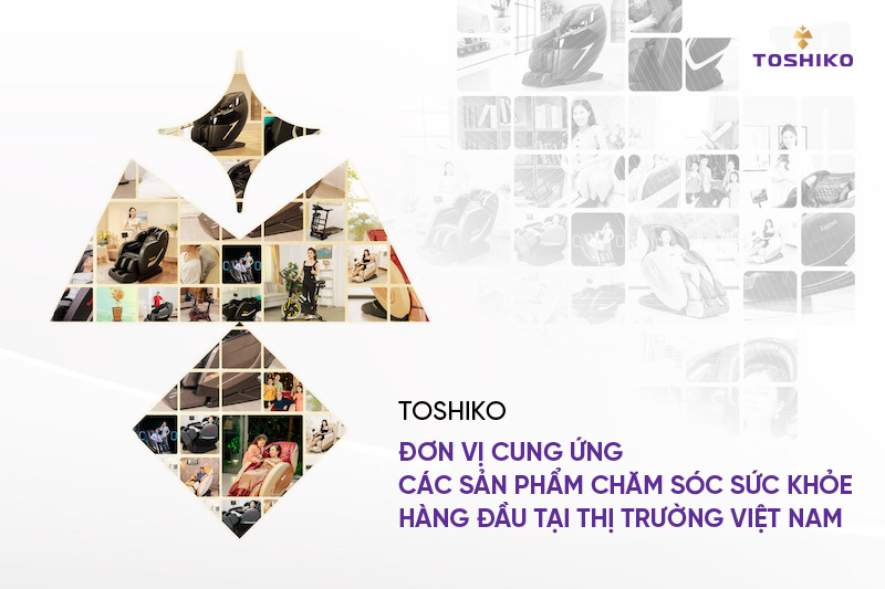 Toshiko là đơn cung ứng các sản phẩm chăm sóc sức khỏe chất lượng được ưa chuộng tại thị trường Việt Nam