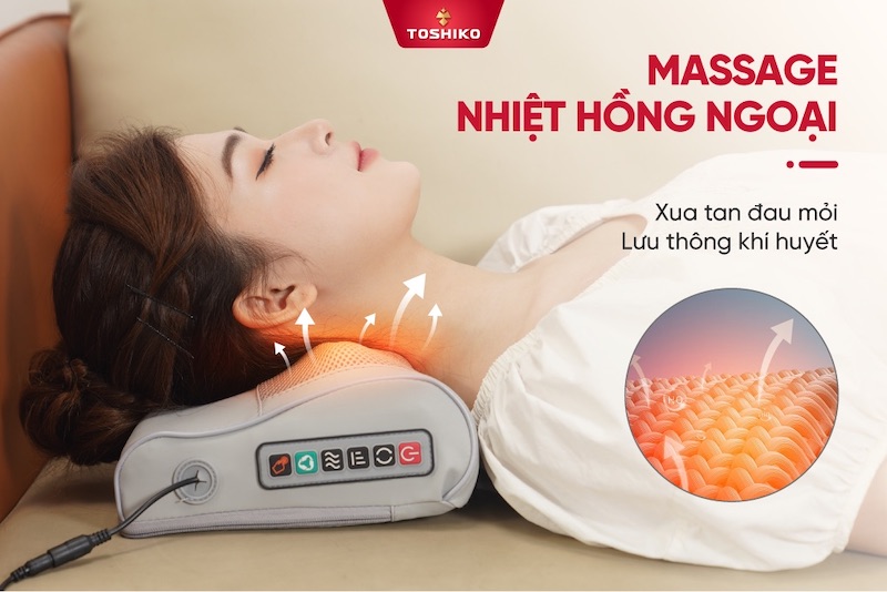 Gối matxa Toshiko V5